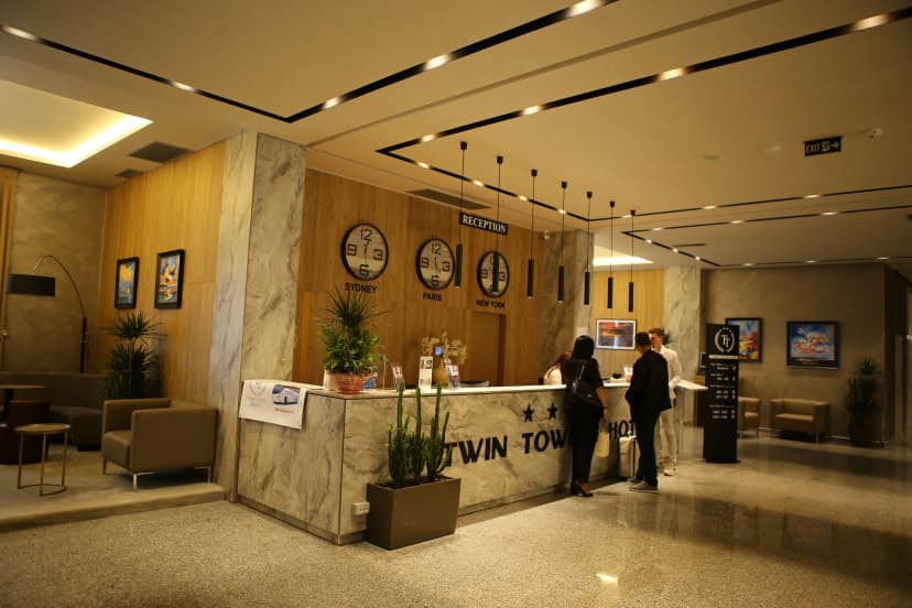 Hotel lobby