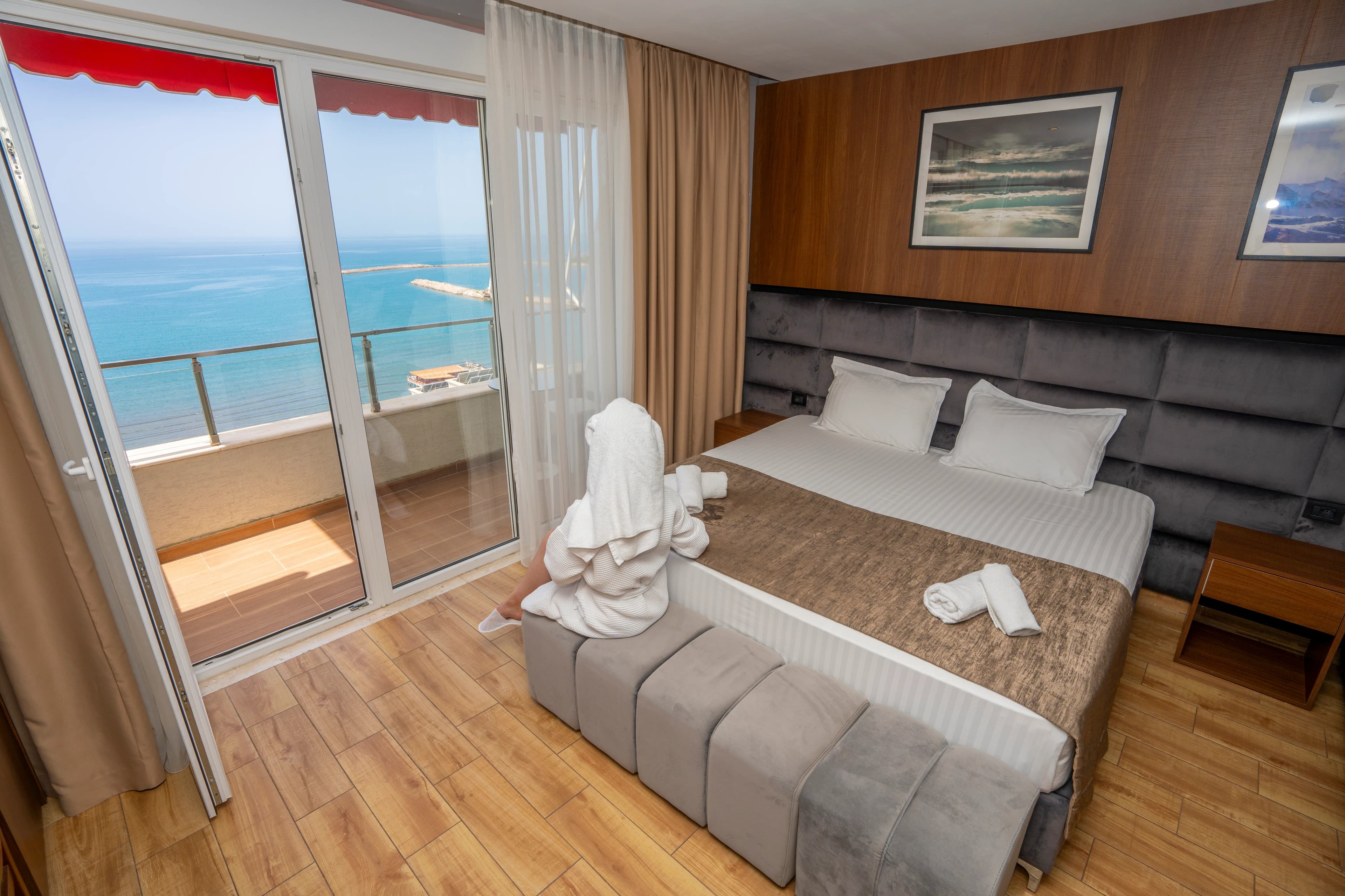 Sea view balcony
